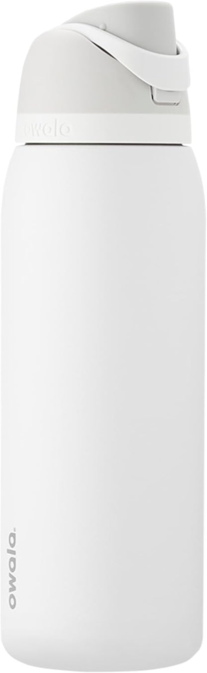 Owala FreeSip Insulated Stainless Steel Water Bottle with Straw, BPA-Free Sports Water Bottle, Great for Travel, 32 Oz, Denim