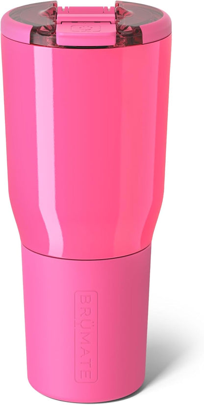 BrüMate Nav 25oz 100% Leak Proof Insulated Travel Tumbler with Magnetic BevLock™ Lid - Double Wall Cup-Holder Friendly Stainless Steel Mug (Nightfall Blue)