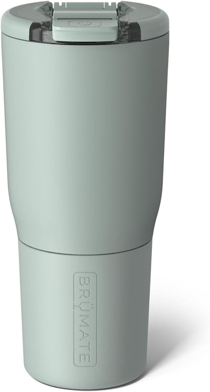 BrüMate Nav 25oz 100% Leak Proof Insulated Travel Tumbler with Magnetic BevLock™ Lid - Double Wall Cup-Holder Friendly Stainless Steel Mug (Nightfall Blue)