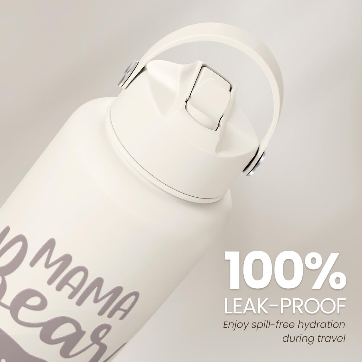 SANDJEST Pickleball Gift for Women, Water Bottle Stainless Steel 32oz with Lid & Straw, Sport Insulated Bottles Gifts for Girls Friends Teens Birthday Christmas