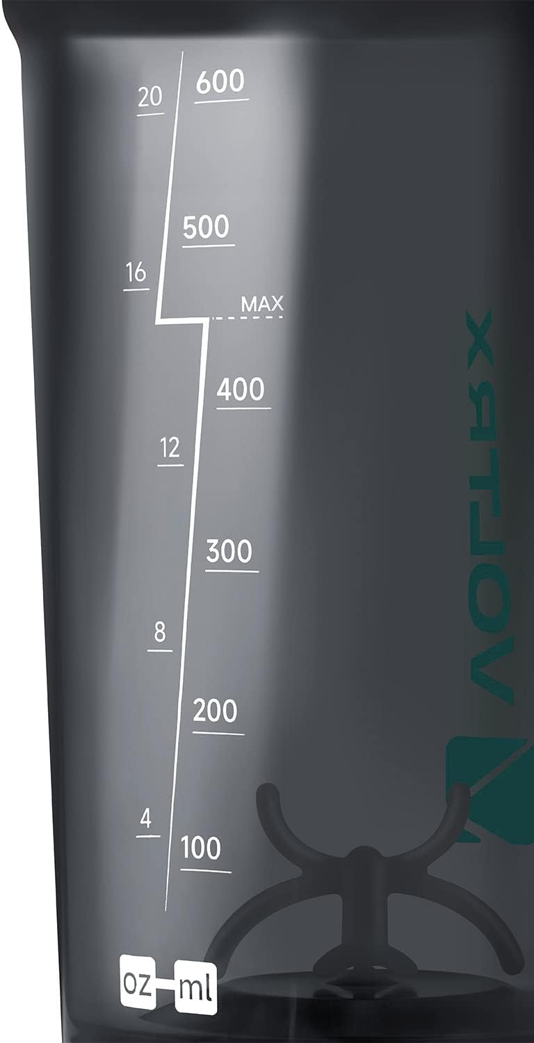 VOLTRX Electric Protein Shaker Bottle - USB Rechargeable Mixer Cup for Shakes and Meal Replacements, BPA-Free Tritan, 20oz