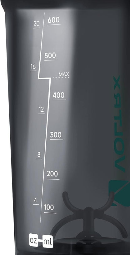 VOLTRX Electric Protein Shaker Bottle - USB Rechargeable Mixer Cup for Shakes and Meal Replacements, BPA-Free Tritan, 20oz