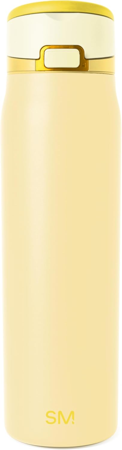 Simple Modern Mesa Loop Water Bottle with Covered Straw and Handle | 24oz Cup Holder Friendly Insulated Stainless Steel Bottles for Travel, Sports and School | Iris Sage - Colors B