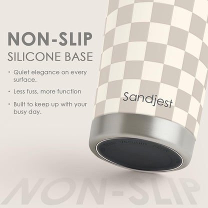 SANDJEST Pickleball Tumbler 20oz, Stainless Steel Travel Cup with Lid, Insulated Coffee Mug, Pickleballs Gifts for Women Girls Friends Sisters Players on Birthday Christmas