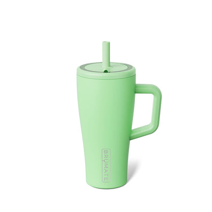 BrüMate Era 40 oz Tumbler with Handle & Straw | 100% Leakproof Insulated Water Bottle Tumbler with Lid & Flexible SoftSip Straw | Made of Stainless Steel | Cup Holder Friendly | 40oz (Nightfall Blue)