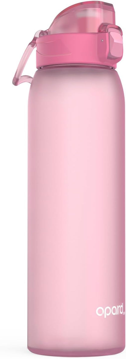 Opard Zip 32oz Plastic Water Bottle Dishwasher Safe, Leakproof Flip-Top Lid, BPA Free Tritan, Wide Mouth Reusable Sports Water Bottle for Gym Hiking Commuting Outdoor Travel and School