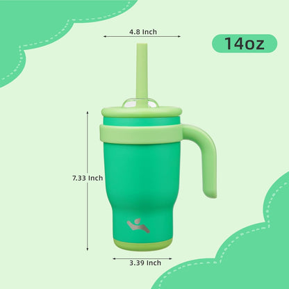 Konokyo 30 oz Tumbler with Side Handle, Insulated Water Bottle with Straw and 2 in 1 Lid, Stainless Steel Cup Travel Coffee Mug for Sports Office Gym,Purple