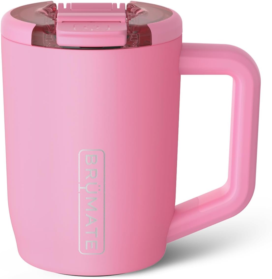 BrüMate Müv - 15oz 100% Leak Proof Insulated Coffee Mug with Handle & Lid - Stainless Steel Coffee Travel Mug - Double Walled Coffee Cup (Lilac Dusk)