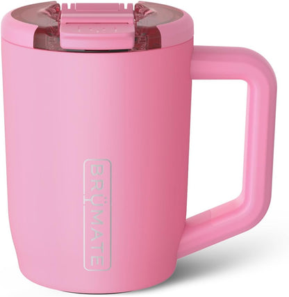 BrüMate Müv - 15oz 100% Leak Proof Insulated Coffee Mug with Handle & Lid - Stainless Steel Coffee Travel Mug - Double Walled Coffee Cup (Lilac Dusk)