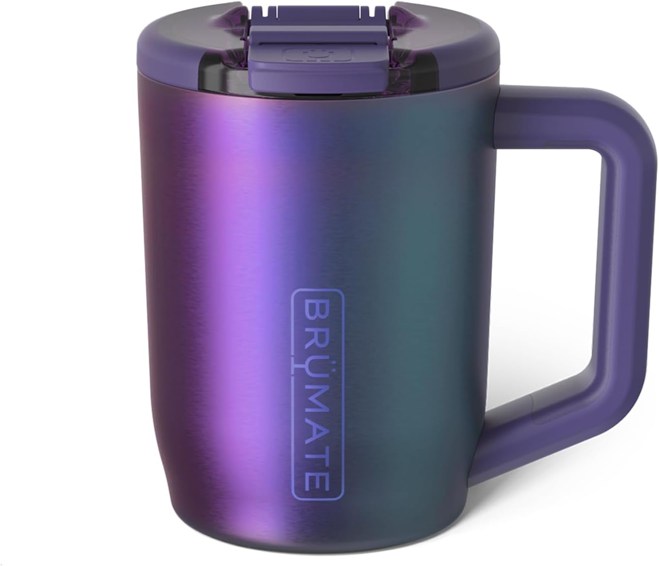 BrüMate Müv - 15oz 100% Leak Proof Insulated Coffee Mug with Handle & Lid - Stainless Steel Coffee Travel Mug - Double Walled Coffee Cup (Lilac Dusk)