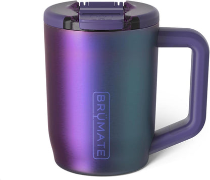 BrüMate Müv - 15oz 100% Leak Proof Insulated Coffee Mug with Handle & Lid - Stainless Steel Coffee Travel Mug - Double Walled Coffee Cup (Lilac Dusk)