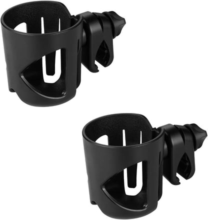 Accmor Stroller Cup Holder, Universal Cup Holder for Walker Wheelchair Bike, 360° Rotatable Stroller Cup Holder Attachment Accessories for Walker, Wheelchair, Scooter