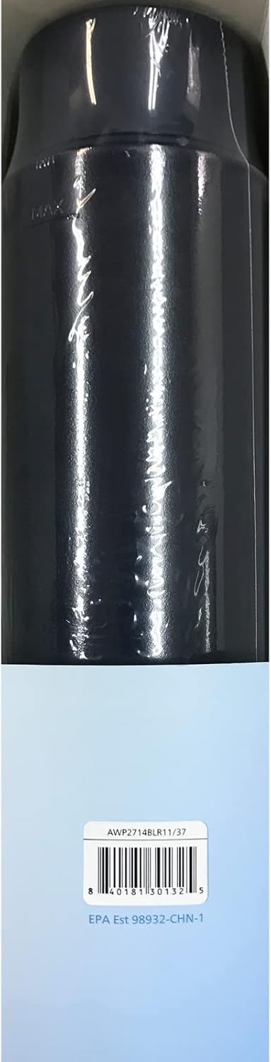 Philips Water GoZero Active BPA-Free Water Bottle with Fitness Tap Water Filter, Sport Squeeze Water Bottle, Lightweight, 24 oz with Fitness Filter, Plum