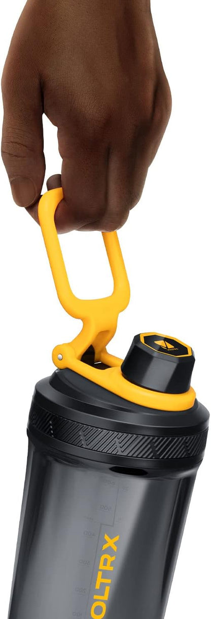VOLTRX Electric Protein Shaker Bottle - USB Rechargeable Mixer Cup for Shakes and Meal Replacements, BPA-Free Tritan, 20oz