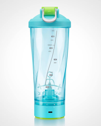 VOLTRX Premium Electric Protein Shaker Bottle, Made with Tritan - BPA Free - 24 oz Vortex Portable Mixer Cup/USB Rechargeable Shaker Cups for Protein Shakes
