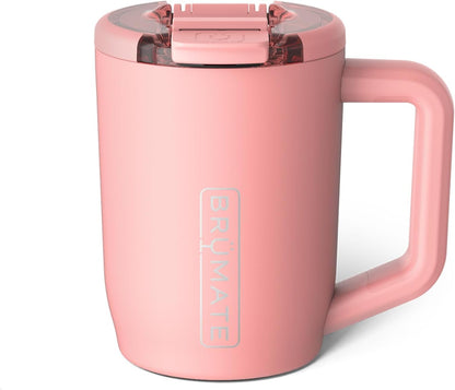 BrüMate Müv - 15oz 100% Leak Proof Insulated Coffee Mug with Handle & Lid - Stainless Steel Coffee Travel Mug - Double Walled Coffee Cup (Lilac Dusk)