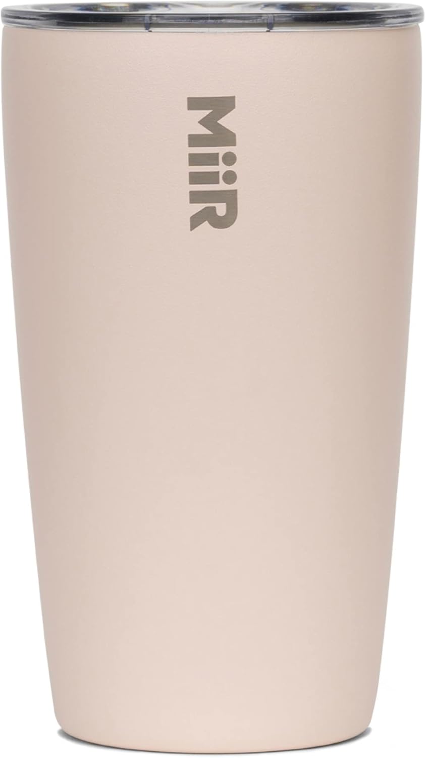 MiiR Tumbler, 12oz Insulated Stainless Steel with Press Fit Slide Lid – Splash Proof Design, Holds Hot & Cold Beverages, Stylish & Functional Cup Holder Compatible