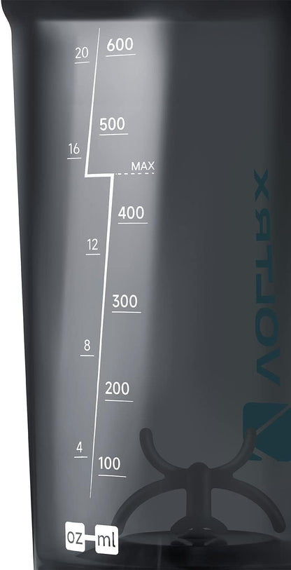 VOLTRX Electric Protein Shaker Bottle - USB Rechargeable Mixer Cup for Shakes and Meal Replacements, BPA-Free Tritan, 20oz