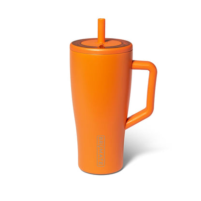 BrüMate Era 40 oz Tumbler with Handle & Straw | 100% Leakproof Insulated Water Bottle Tumbler with Lid & Flexible SoftSip Straw | Made of Stainless Steel | Cup Holder Friendly | 40oz (Nightfall Blue)