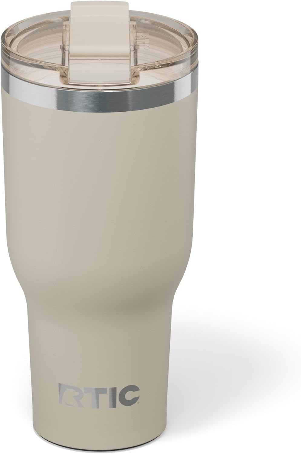 RTIC 20oz Essential Tumbler with Lid, Ceramic Lined, Insulated, Stainless Steel, Metal, Double Wall Vacuum-Insulation, Travel Cup for Iced Coffee, Tea, Hot and Cold Drink, Graphite