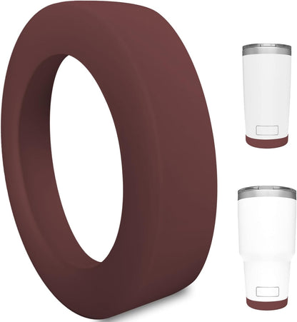 Silicone Boot Sleeve for YETI Tumbler 30 oz, 20 oz - Safer Protection and Less Noise for Yeti Coffee Mug Cup 20oz 30 oz - Dishwasher Safe