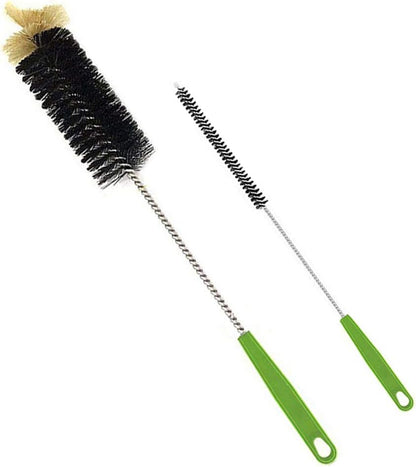 Long Bottle Brush, 17 in Bendable Cleaner Brushes for Cleaning Neck Beer Bottles, Wine, Baby Bottles, Water Bottles, Tumblers, Flask, Bird Feeder, Vase, Pipes and Brewing Supplies Black/1Pack