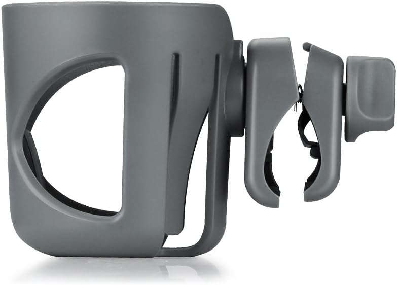 Accmor Stroller Cup Holder, Universal Cup Holder for Walker Wheelchair Bike, 360° Rotatable Stroller Cup Holder Attachment Accessories for Walker, Wheelchair, Scooter