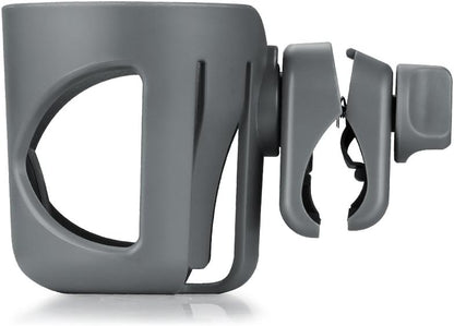 Accmor Stroller Cup Holder, Universal Cup Holder for Walker Wheelchair Bike, 360° Rotatable Stroller Cup Holder Attachment Accessories for Walker, Wheelchair, Scooter