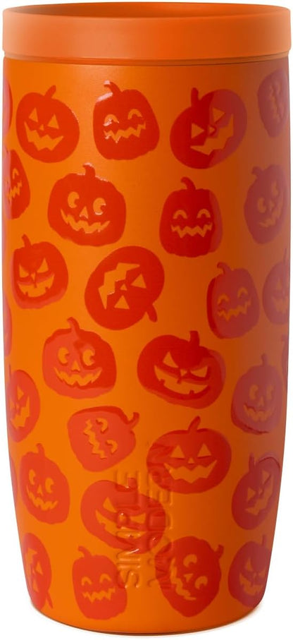 Simple Modern Halloween Signature Voyager | 16oz Travel Coffee Mug Tumbler with 360° Lid | Gifts for Women Men | Ceramic-Lined Insulated Stainless Steel Cold Brew Iced Coffee Cup | Spooky Mix