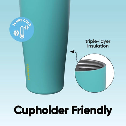 Owala FreeSip Tumbler - Stainless Steel - 40-oz. - Tan (Lightly Toasted)