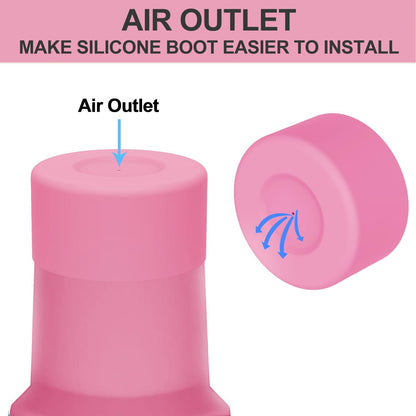 Affute Protective Silicone Boot for Stanley Quencher H2.0 40 30 20 oz & IceFlow Flip 30 20 oz, BPA Free Anti-Noise Anti-Scratch, Stanley Cup Protector Sleeve Cover Boot