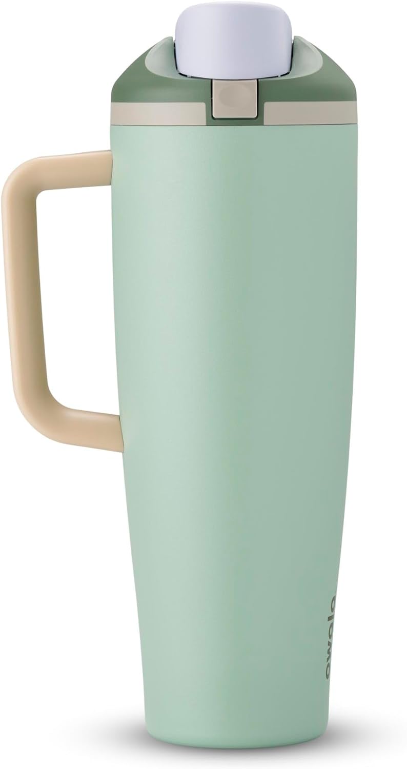 Owala FreeSip Tumbler - Stainless Steel - 40-oz. - Tan (Lightly Toasted)