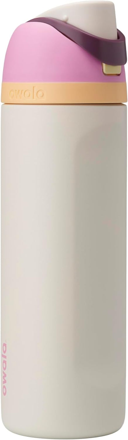 Owala FreeSip Insulated Stainless Steel Water Bottle with Straw, BPA-Free Sports Water Bottle, Great for Travel, 32 Oz, Denim