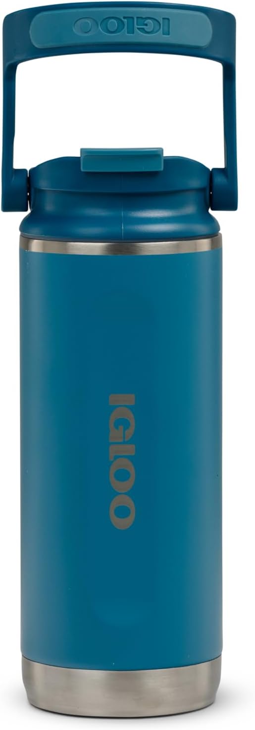 Igloo 20 oz Stainless Steel Tumbler | Sport Sipper Bottle | Thrift Pink