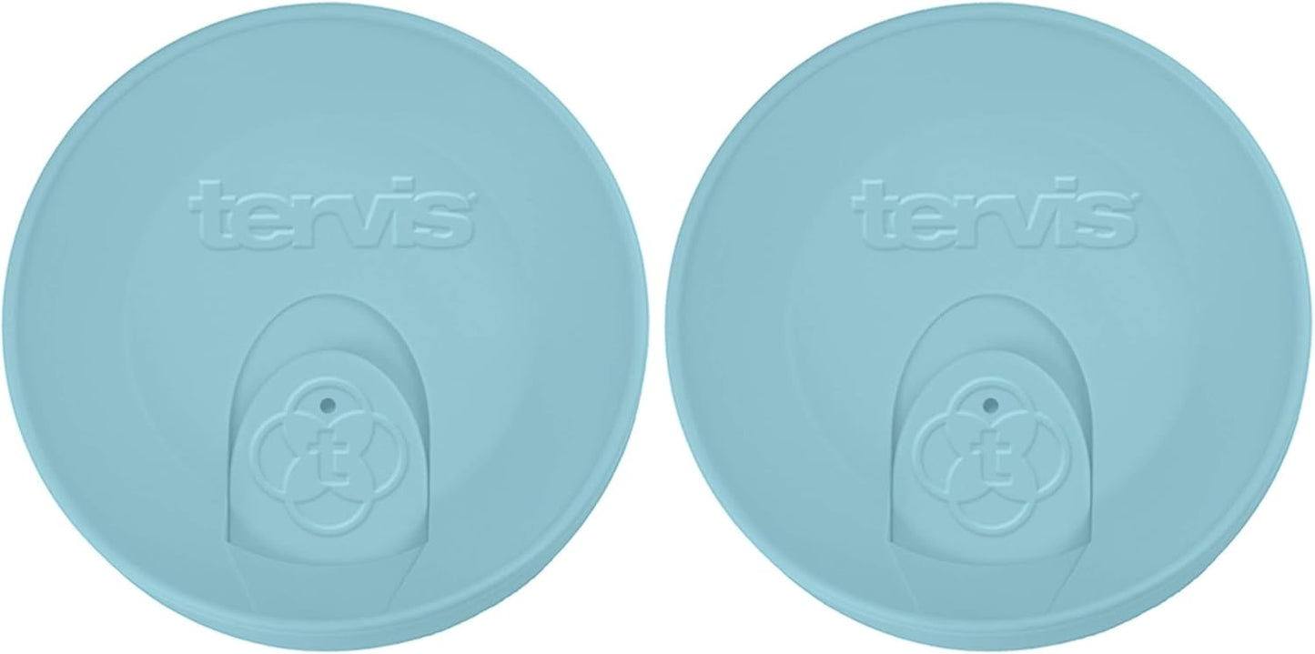 Tervis Travel Lid Made in USA Double Walled Insulated Tumbler Travel Cup Keeps Drinks Cold & Hot, Fits 16oz Tumblers, Navy