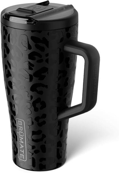 BrüMate Era Flip 30oz Tumbler with 100% Leakproof Covered Straw Lid | Hygienic Covered Straw | Insulated Stainless Steel Water Bottle with Handle | Cup Holder Friendly | BPA-Free (Sage)