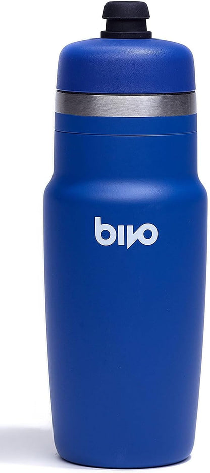 Bivo One 21oz Non Insulated Stainless Steel Bike Water Bottle - Lightweight for Cycling, Travel, Kids - No Plastic Taste, Fits Most Cages, Dishwasher Safe - (Raw)