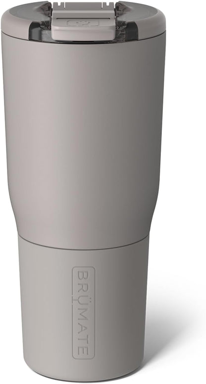 BrüMate Nav 25oz 100% Leak Proof Insulated Travel Tumbler with Magnetic BevLock™ Lid - Double Wall Cup-Holder Friendly Stainless Steel Mug (Nightfall Blue)