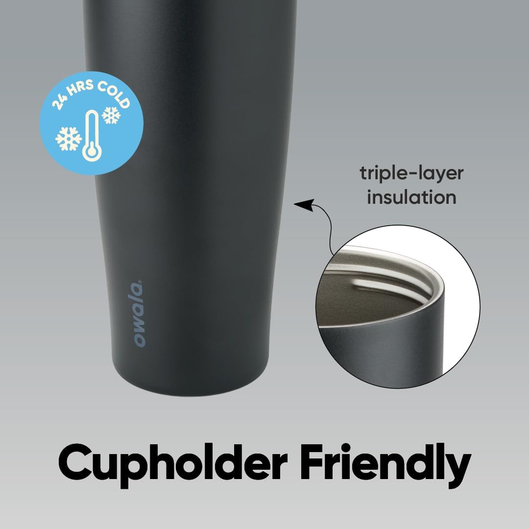 Owala FreeSip Tumbler - Stainless Steel - 40-oz. - Tan (Lightly Toasted)