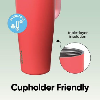 Owala FreeSip Tumbler - Stainless Steel - 40-oz. - Tan (Lightly Toasted)