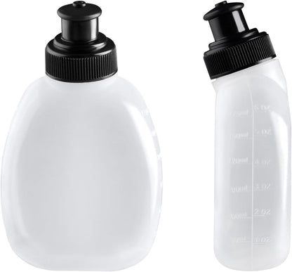 Azarxis Running Water Bottles Flask BPA Free Leakproof Hydration Vest Packs Waist Belt Replacement for Triathlon Marathon Hiking Cycling Climbing Runner
