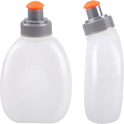Azarxis Running Water Bottles Flask BPA Free Leakproof Hydration Vest Packs Waist Belt Replacement for Triathlon Marathon Hiking Cycling Climbing Runner