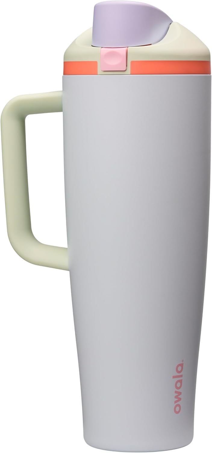 Owala FreeSip Tumbler - Stainless Steel - 40-oz. - Tan (Lightly Toasted)
