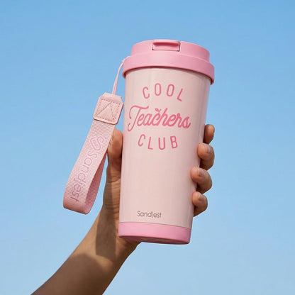 SANDJEST American Flag Tumbler - Stainless Steel 2-in-1 Lid Coffee Tumbler 18 oz, Patriotic Insulated Travel Mug Gift for Men Husband Dad, Birthday Christmas