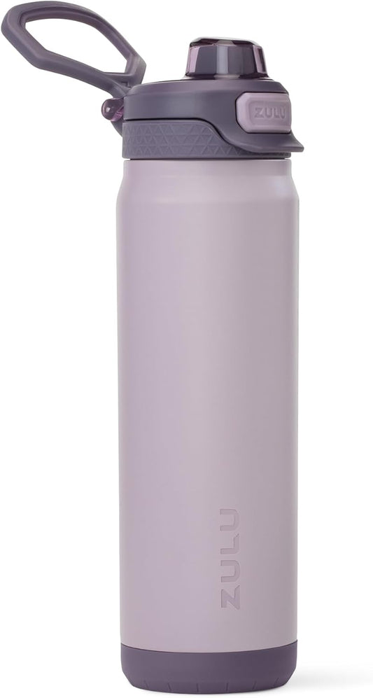 ZULU Powerfill Pro 32oz Stainless Steel Water Bottle with Quick Fill Lid, Triple Walled Vacuum Insulated Metal, Leak Proof Locking Lid, Sip and Chug, Reusable BPA Free, High Tide