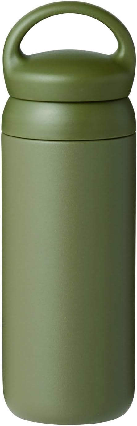 KINTO 21091 Day-off Tumbler, 16.9 fl oz (500 ml), White, Double Wall Vacuum Construction, Hot and Cold Insulation, Water Bottle
