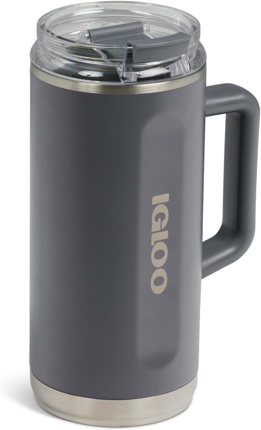 Igloo 20 oz Stainless Steel Tumbler | Sport Sipper Bottle | Thrift Pink