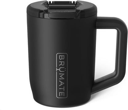 BrüMate Müv - 15oz 100% Leak Proof Insulated Coffee Mug with Handle & Lid - Stainless Steel Coffee Travel Mug - Double Walled Coffee Cup (Lilac Dusk)