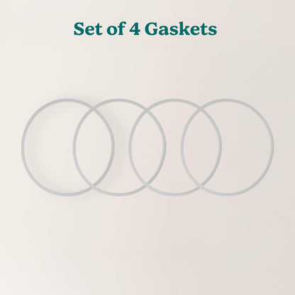 Reduce Tumbler Lid Gasket - Large Size, 4 Pack - Replace Lost or Damaged Tumbler and Mug Lid Gaskets - Dishwasher Safe, BPA Free
