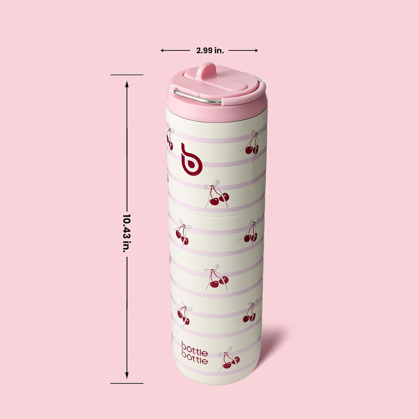 BOTTLE BOTTLE Insulated Water Bottle 24oz with Straw Lid and Handle for Sports Travel Gym Stainless Steel Water Bottles Double-Wall Vacuum Metal Leak Proof BPA-Free